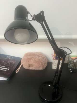 Lámpara Escritorio Negra Estilo Industrial