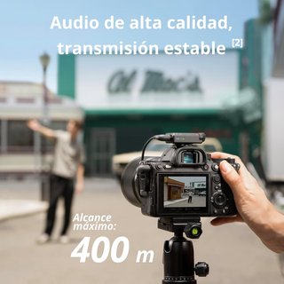 DJI Mic Mini inalámbrico 400m cancelación ruido