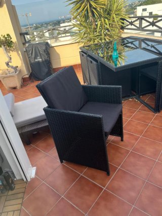 Mesa Terraza + 6 Sillas Exterior