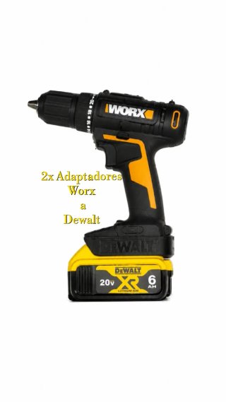 ㊗️2x Adaptadores Worx PowerShare a Dewalt XR㊗️