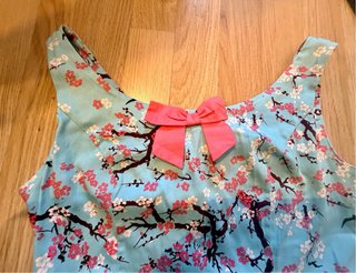 Vestido lápiz pin-up flores
