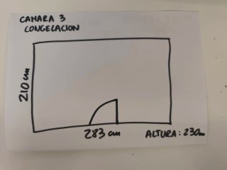 Cámaras frigoríficas y camara de congelación