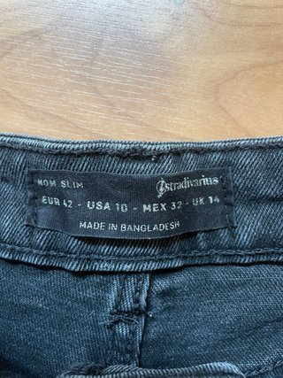 Shorts vaqueros negros mujer
