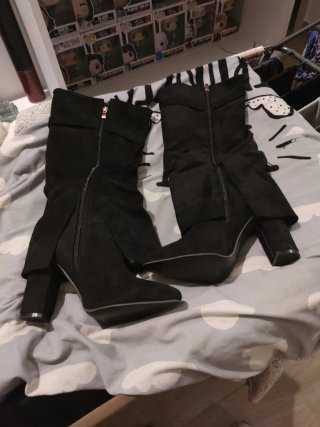 Botas altas negras talla 38