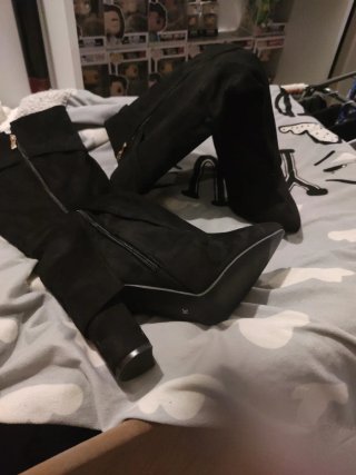 Botas altas negras talla 38