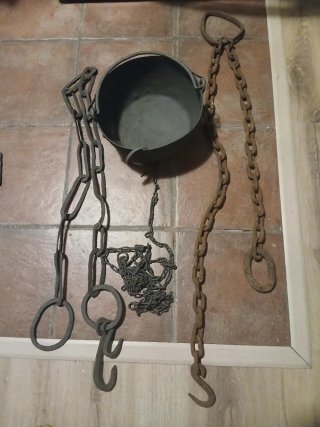 3 lotes Antigüedades de hierro y hierro forjado