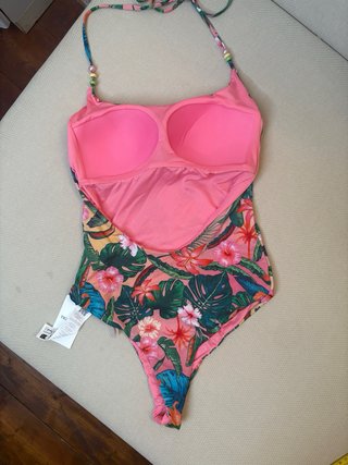 Costume intero donna S fantasia floreale