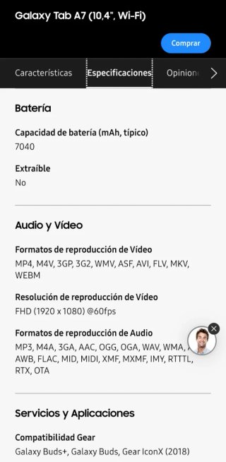 Samsung Tab A7