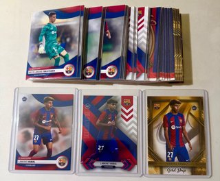 Team Set FC Barcelona 2024 Lamine Yamal Rookie x3