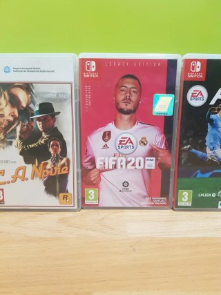 Lote 4 Juegos Nintendo Switch: FIFA, FC24, L.A. No