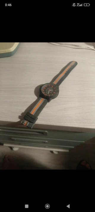 Reloj RETINA Negro Naranja (CAMBIAR PILAS!)