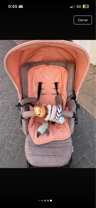 Carro Jane Mum 2 piezas rosa