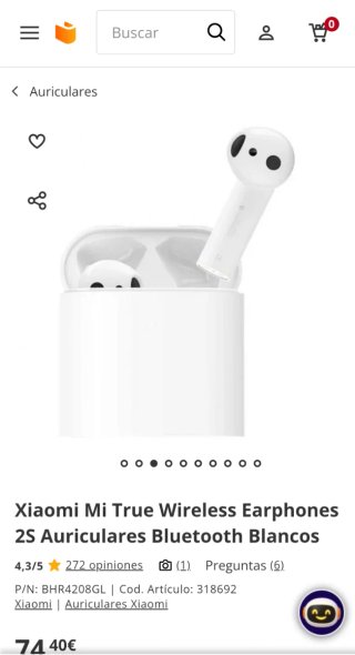 Xiaomi Mi True Wireless Earphones 2S Blancos