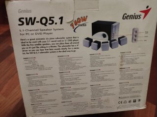 Genius SW-Q5.1 Sistema de Altavoces 5.1 de 750W
