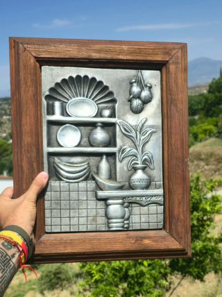Bodegón vintage metal