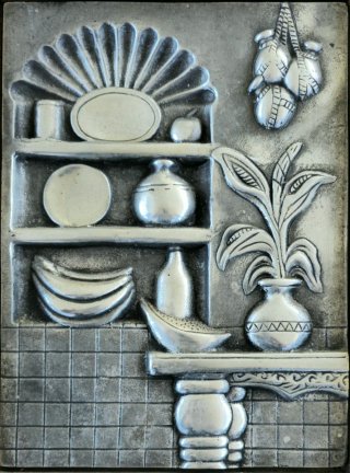 Bodegón vintage metal