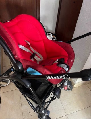 Carrito Bebé 3 Piezas Rojo