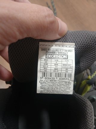 Botas de montaña Quechua Talla 36