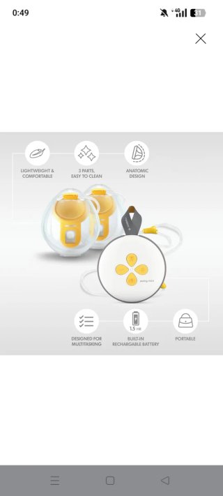 Sacaleches Medela Swing Maxi Hands-free