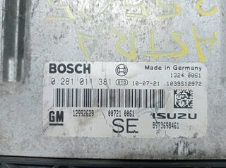 118489 centralita motor uce 0281011381 opel astra