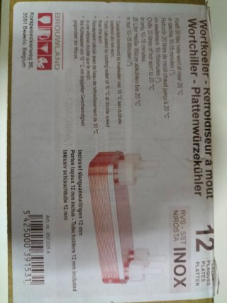 Enfriador Browland 12 placas Inox