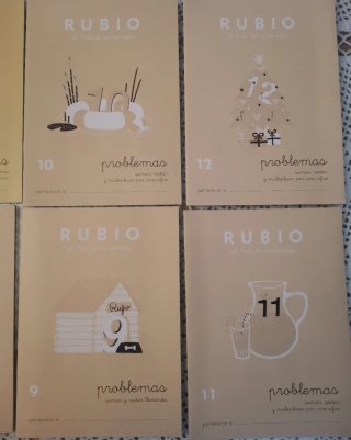 Problemas - 8 Cuadernillos Rubios