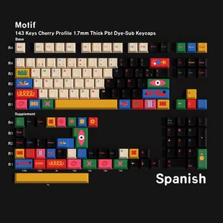 Keycaps Motif ES – Perfil Cherry ISO Español