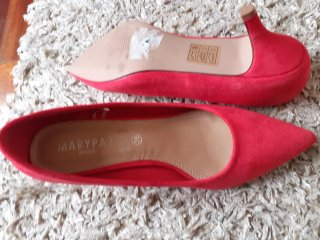 Zapatos Marypaz Rojos Talla 38