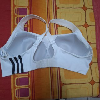 Reggiseno sportivo Adidas bianco
