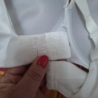 Reggiseno sportivo Adidas bianco