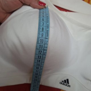 Reggiseno sportivo Adidas bianco