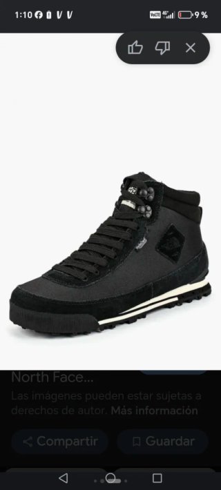 Botas The North Face negras para senderismo
