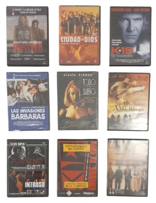 9 Películas DVD Variadas