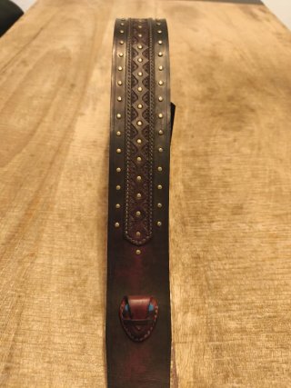 Correas de cuero personalizadas para guitarra/bajo
