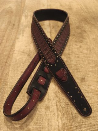 Correas de cuero personalizadas para guitarra/bajo