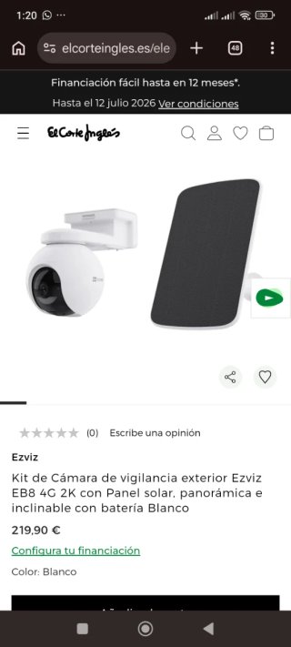 Kit Cámara Seguridad Exterior AOV
