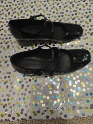 Zapatos charol negros mujer