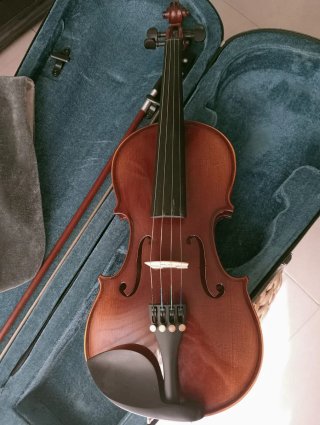 Violín 3/4 con funda y arco