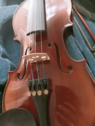 Violín 3/4 con funda y arco