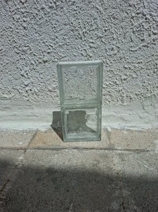 30-35 Bloques de Cristal Blanco
