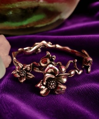 Pulsera De Plata 925 De Estilo Vintage.