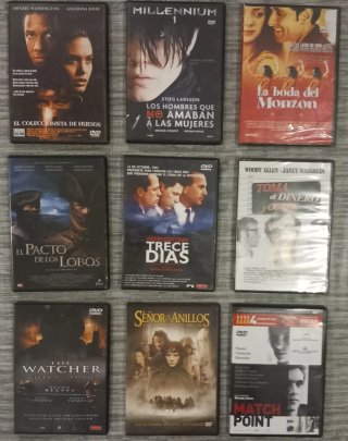 9 Películas DVD Variadas