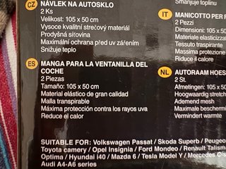 Manga para la ventanilla del coche XL