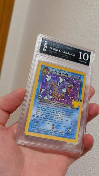 DARK GYARADOS 10 CELEBRATIONS INGLÉS