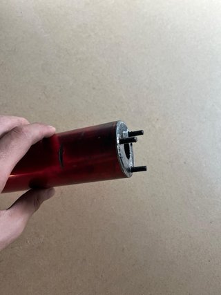 Bala RDC Roja tres tornillos