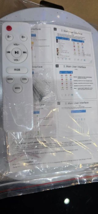 Lámpara LED Techo Bluetooth Inteligente