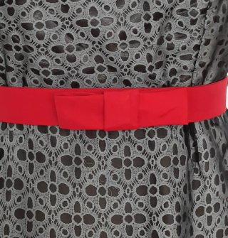 Vestido Verano Fiesta Negro de seda T.40
