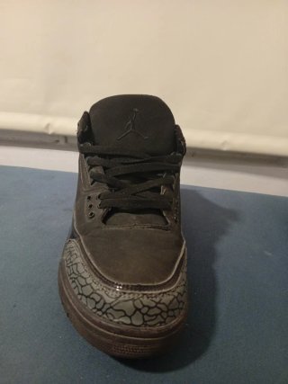 Jordan 3 Retro Negras Talla 42