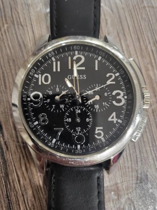 Orologio Guess Uomo Nero/Argento
