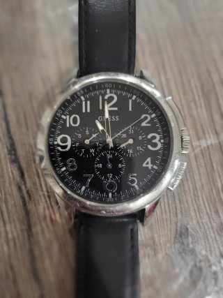 Orologio Guess Uomo Nero/Argento